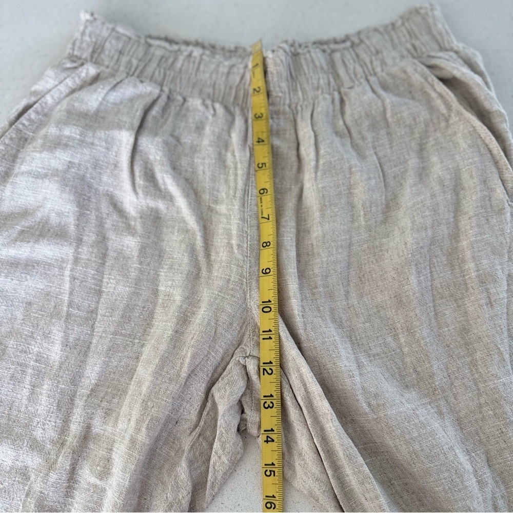 Briggs New York Black Tank Top and Cream Wide Leg Pants - Picture 3 of 12
